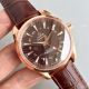 Replica Swiss Omega Seamaster GMT 150M Watch Rose Gold Coffee Brown Version (2)_th.jpg